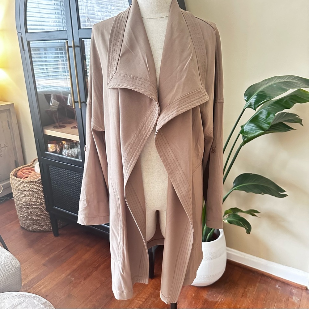 Max Studio Draped Front Jacket - M